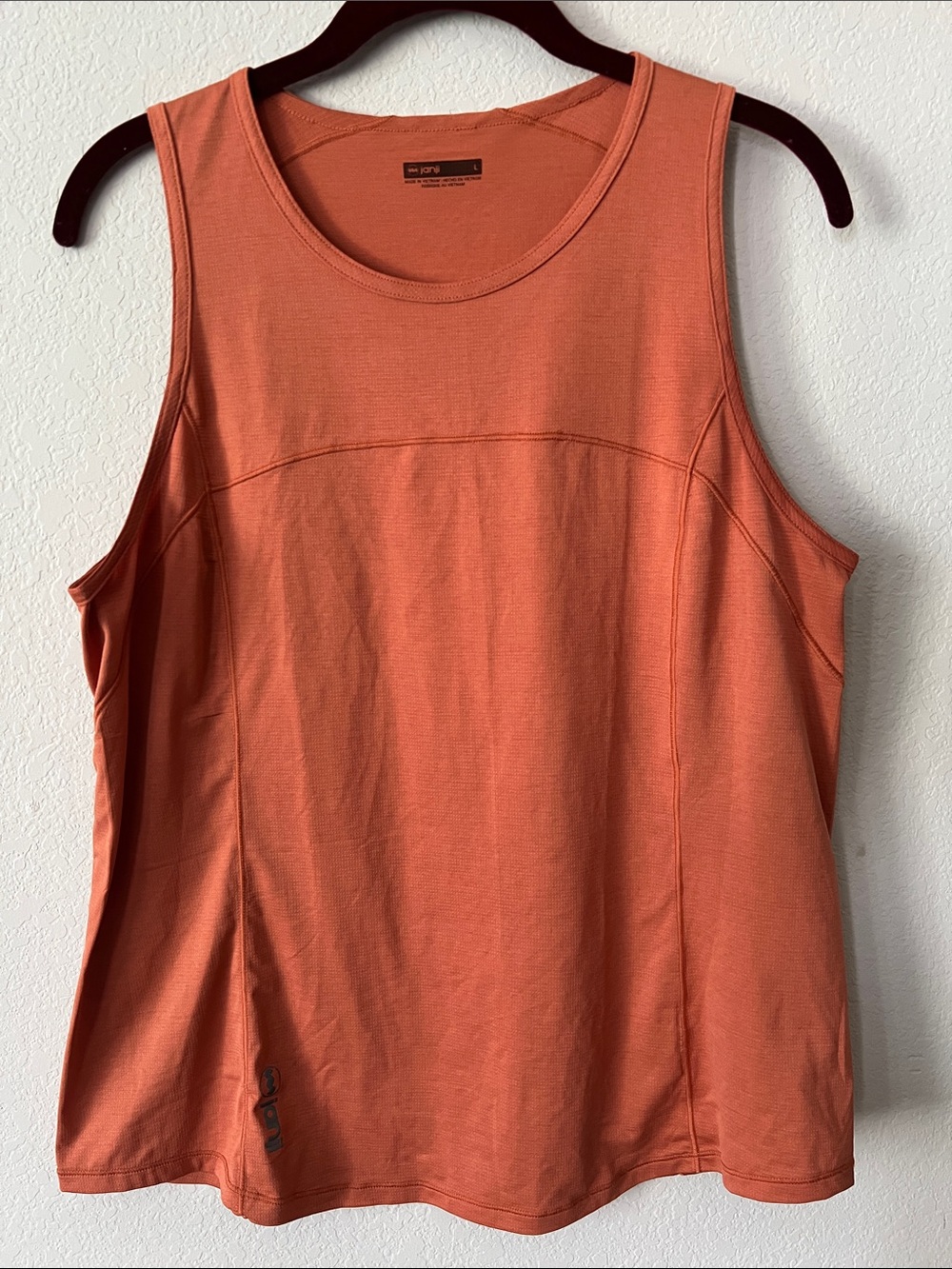 Janji Run All Day Tank Top Orange Size Large